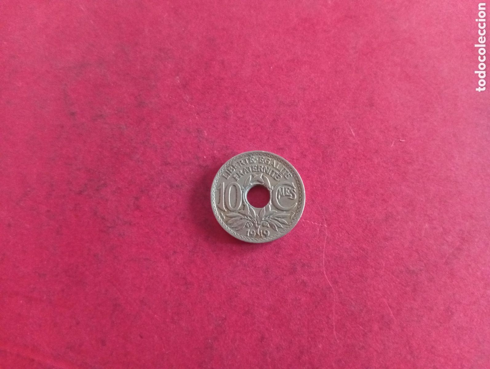 Monedas antiguas de Europa: 10 centimes de Francia 1919