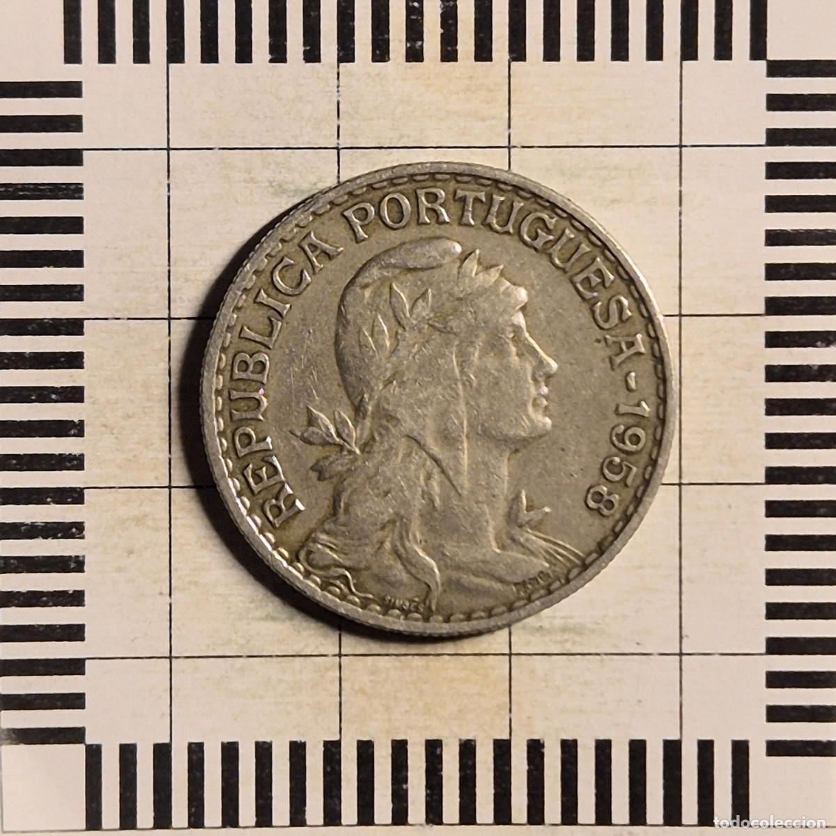 Monedas antiguas de Europa: 1 ESCUDO, PORTUGAL. 1958. (KM#578).