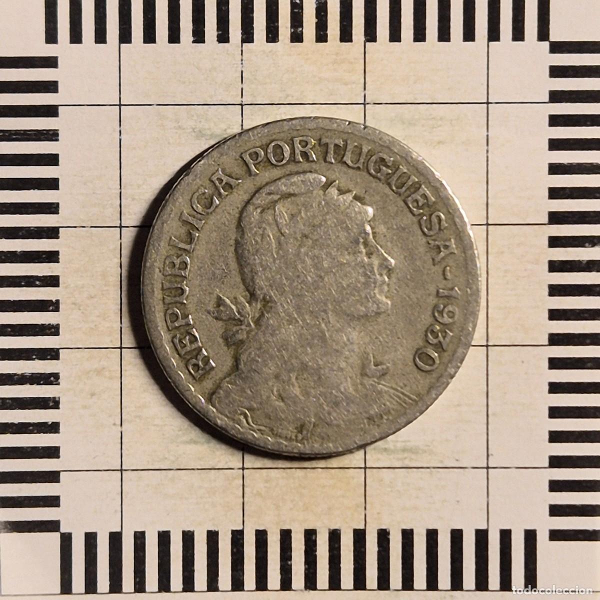 Monedas antiguas de Europa: 1 ESCUDO, PORTUGAL. 1930. (KM#578).