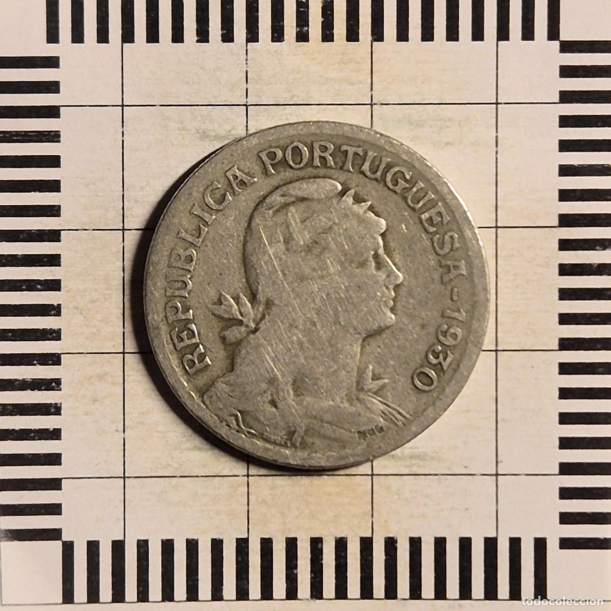 Monedas antiguas de Europa: 1 ESCUDO, PORTUGAL. 1930. (KM#578).