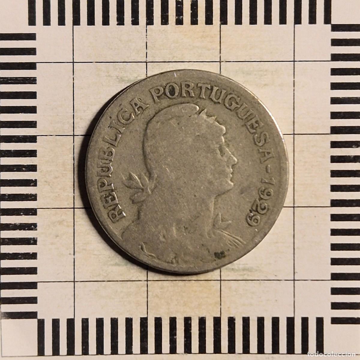 Monedas antiguas de Europa: 1 ESCUDO, PORTUGAL. 1929. (KM#578).