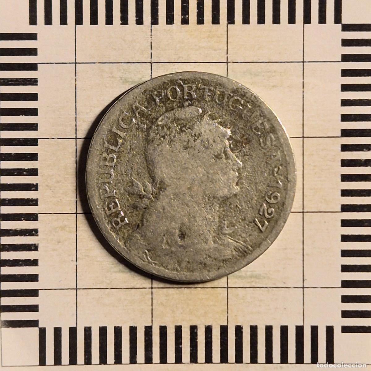 Monedas antiguas de Europa: 1 ESCUDO, PORTUGAL. 1927. (KM#578).