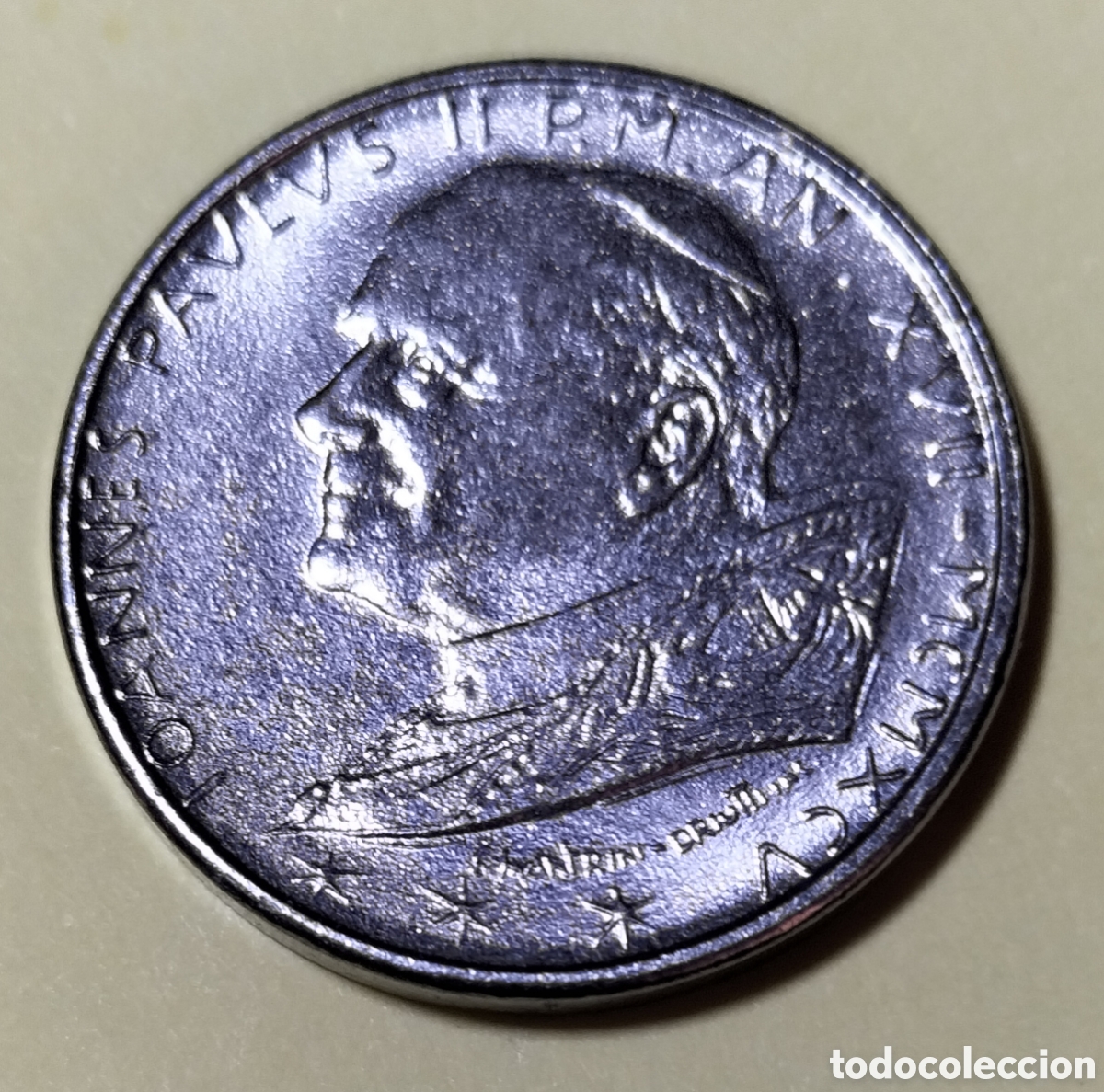 Monedas antiguas de Europa: Moneda 50 Liras 1995 Vaticano.