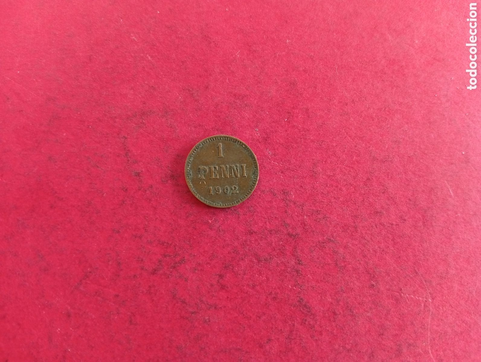 Monedas antiguas de Europa: 1 penni de Finlandia 1902