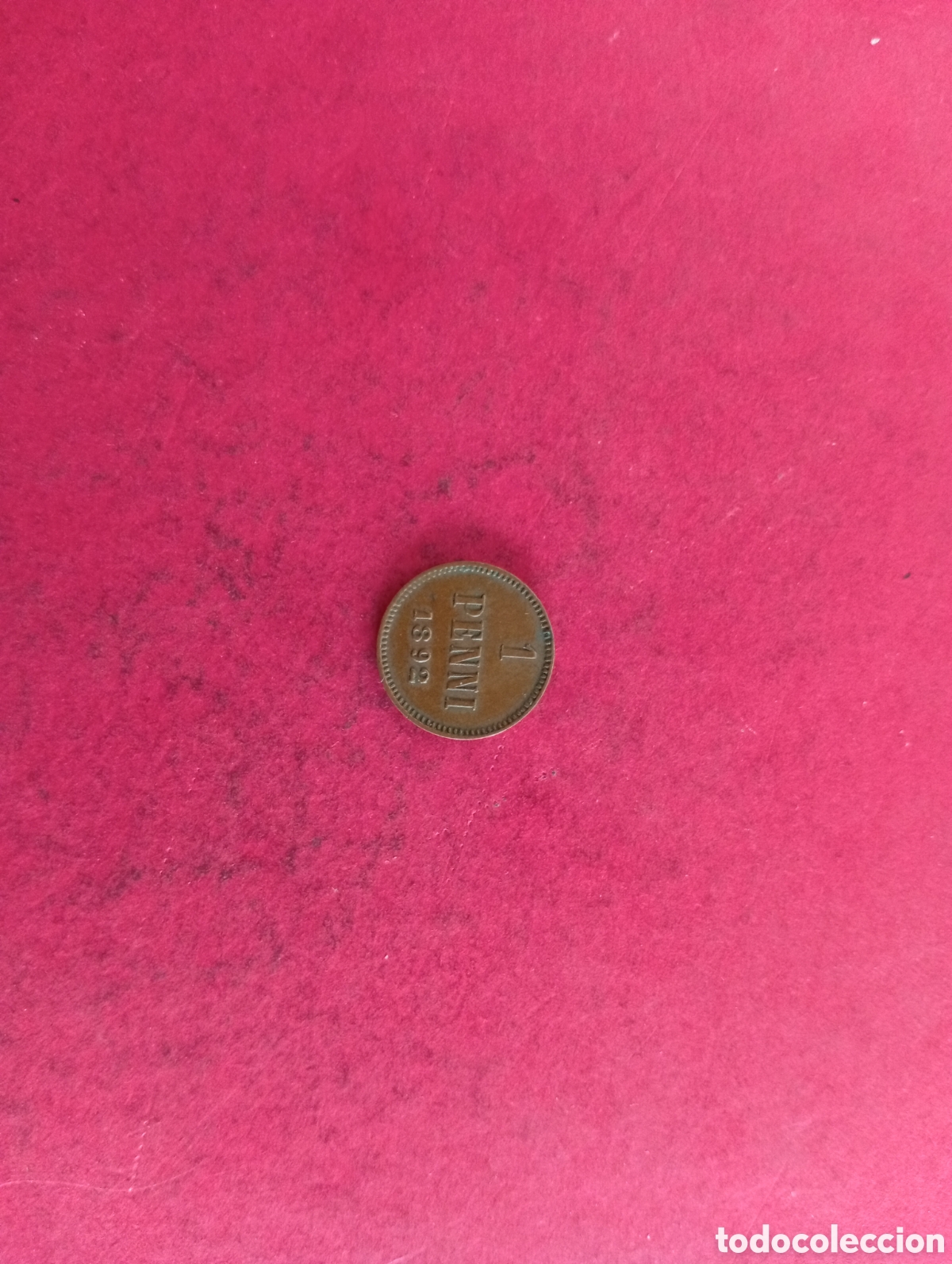 Monedas antiguas de Europa: 1 penni de Finlandia 1892