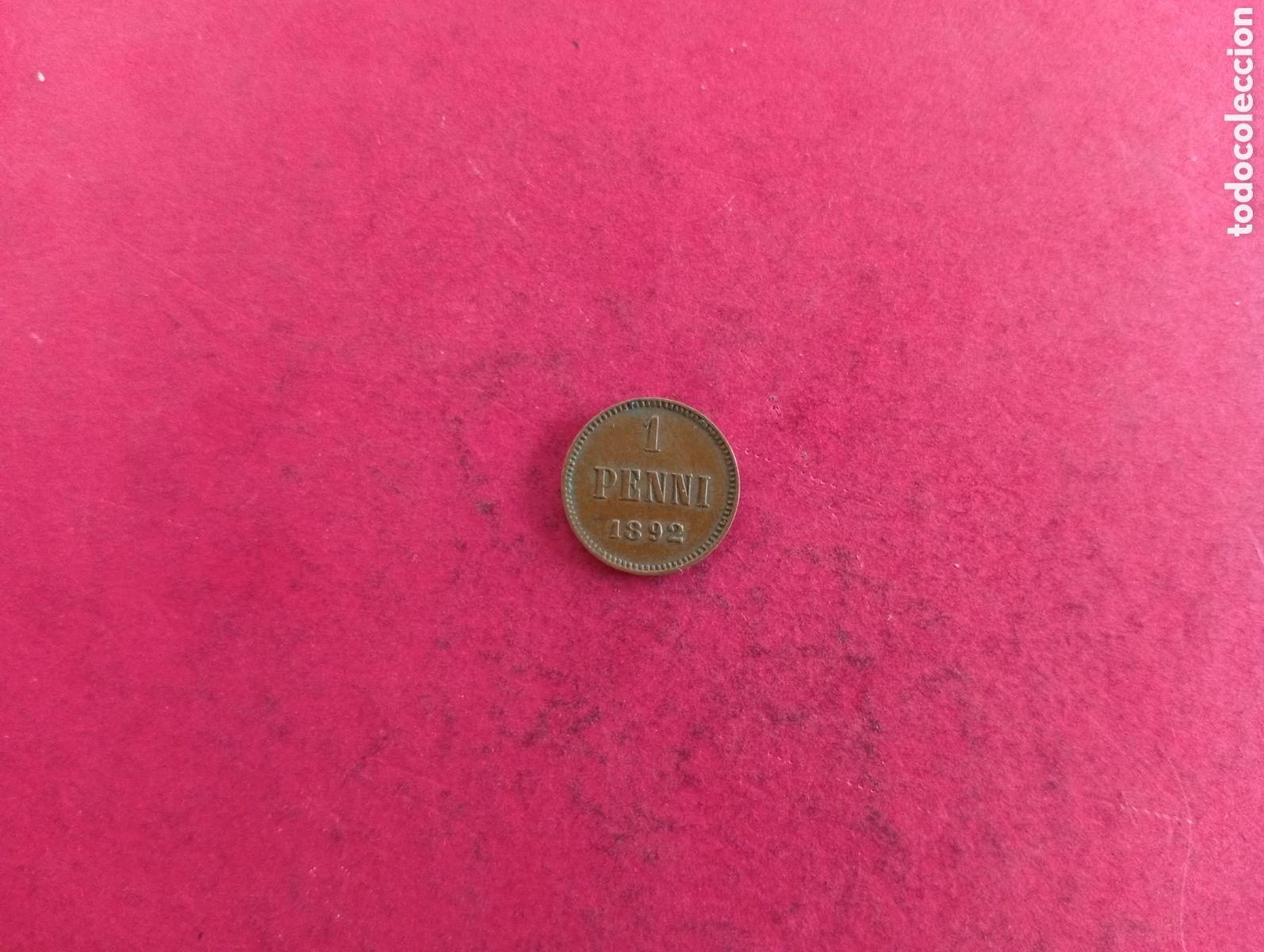 Monedas antiguas de Europa: 1 penni de Finlandia 1892