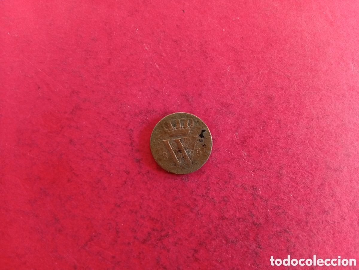 Monedas antiguas de Europa: 1/2 cent de Holanda 1851