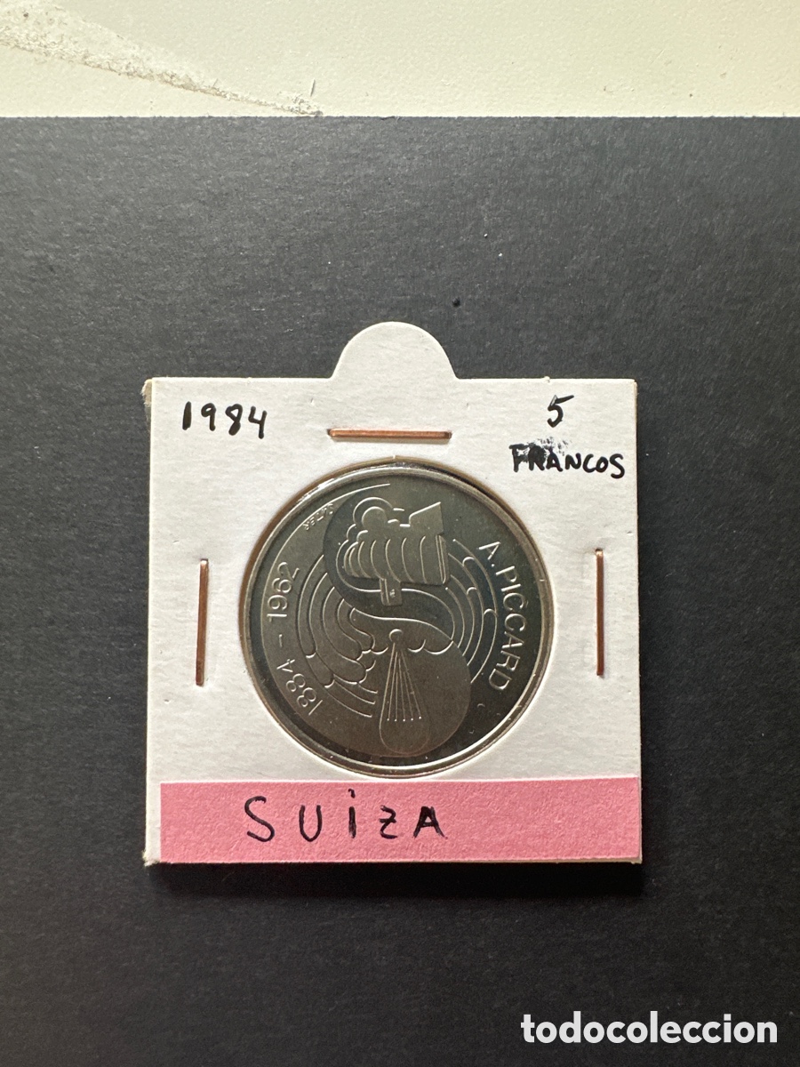 Monedas antiguas de Europa: Moneda de Suiza 5 francos