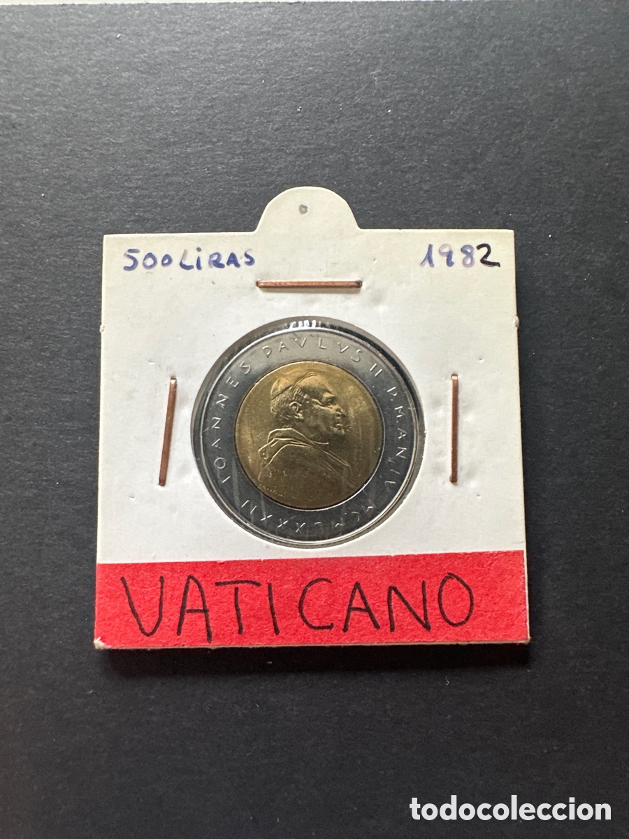 Monedas antiguas de Europa: Moneda de Vaticano 500 liras