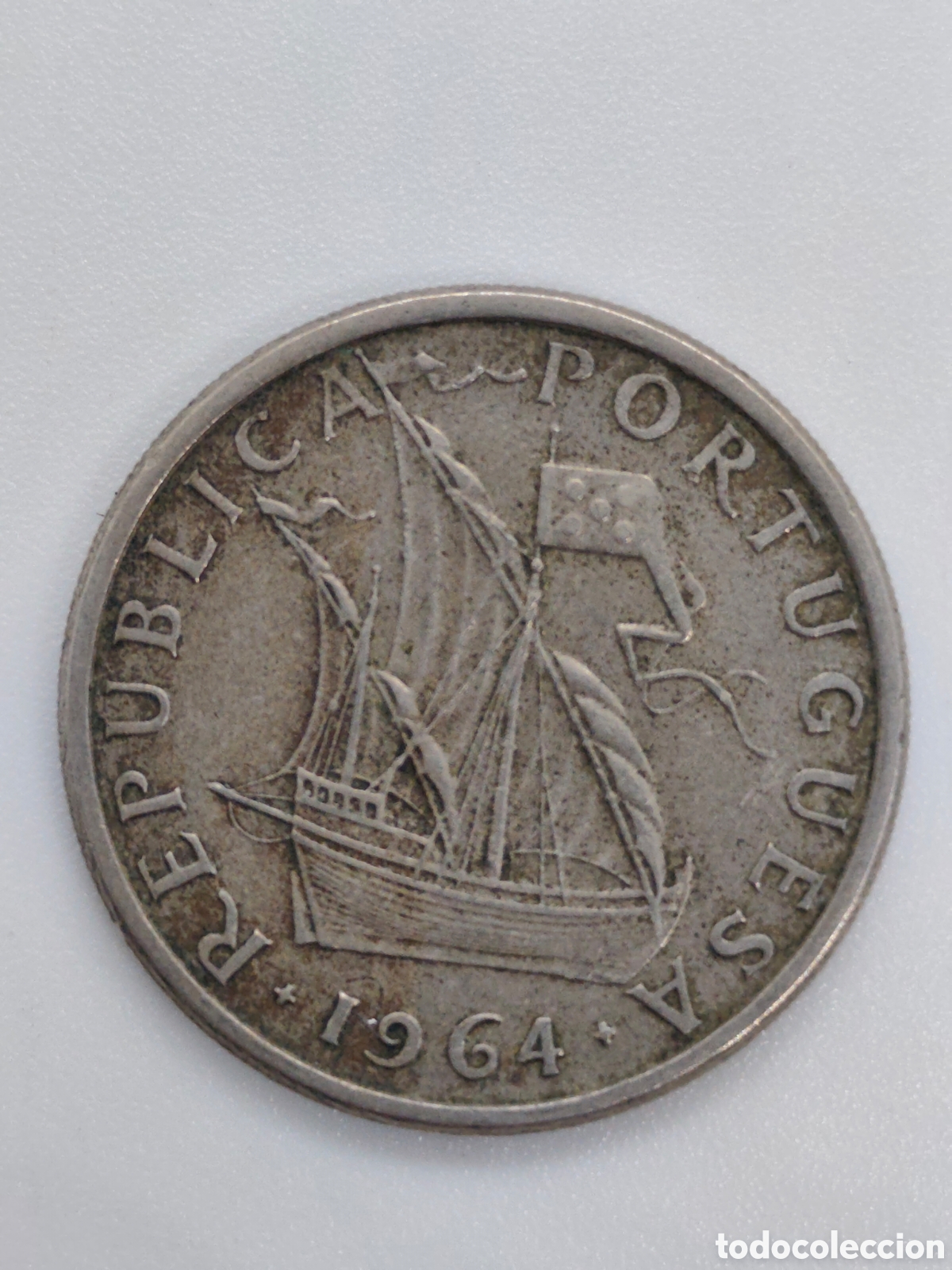 Monedas antiguas de Europa: Moneda, Portugal, 5 Escudos, 1946