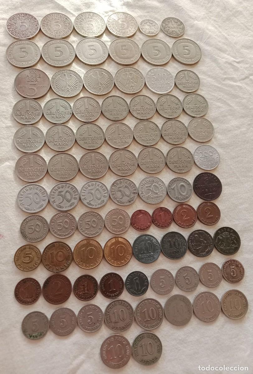 Alte M&uuml;nzen aus Europa: ALEMANIA lote 81 monedas, 6 de plata.
