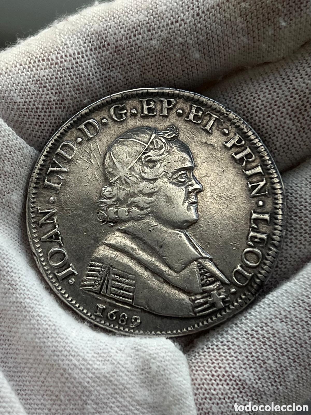 Monedas antiguas de Europa: Ducat&oacute;n de Lieja 1689 Johann Ludwijk Van Elderen a&ntilde;o 1689