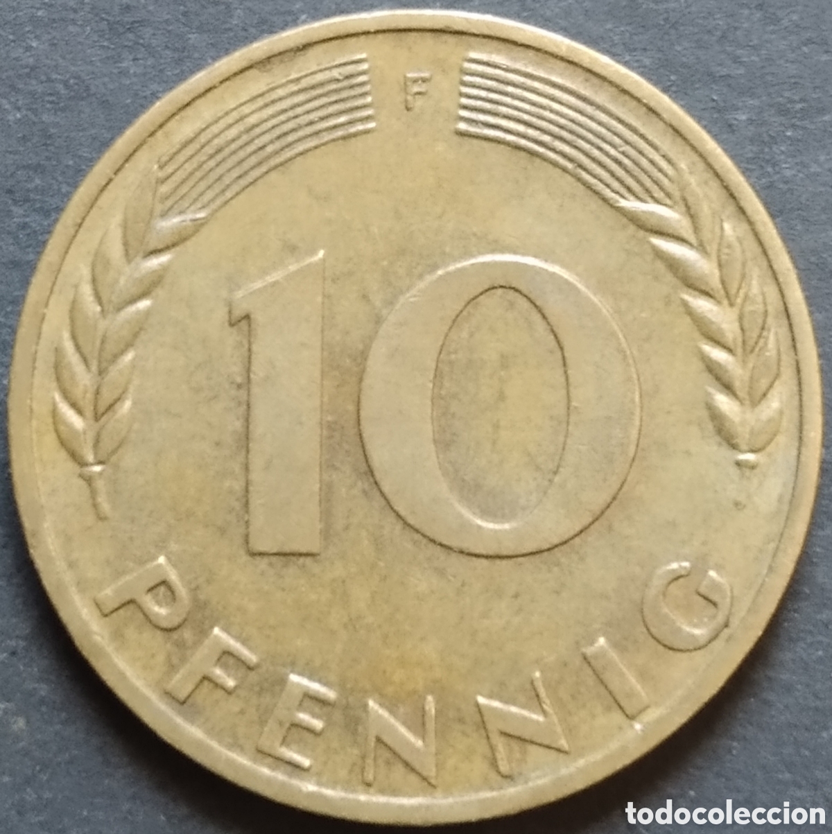 Monedas antiguas de Europa: MONEDA - ALEMANIA 10 PFENNIG 1970 (CECA F)