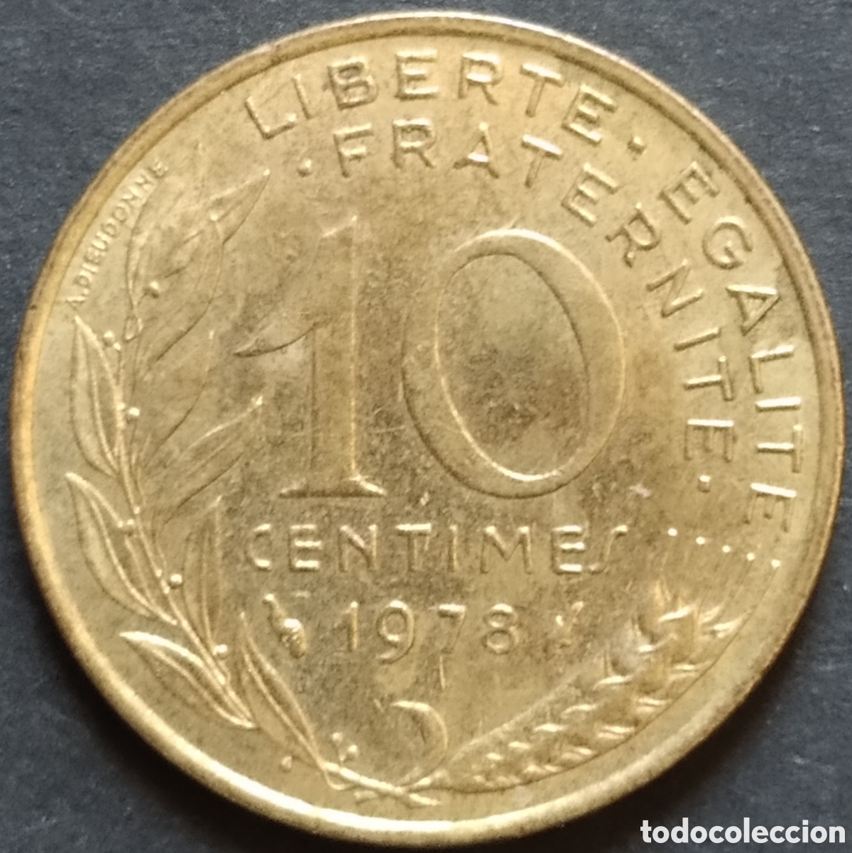 Monedas antiguas de Europa: MONEDA - FRANCIA 10 CENTIMOS 1978