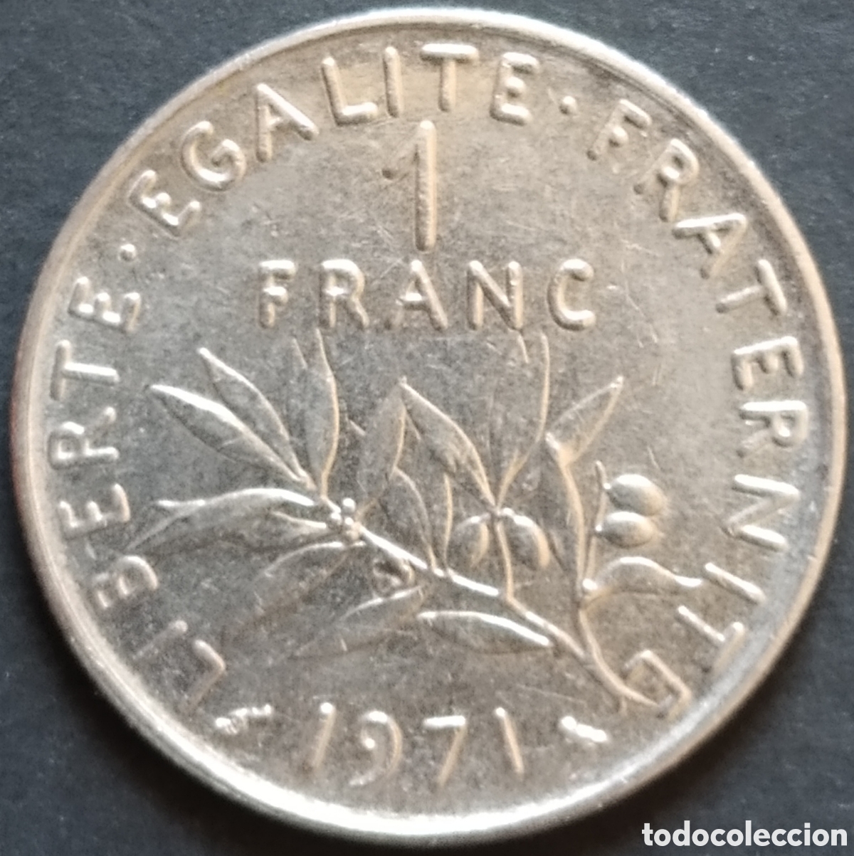 Monedas antiguas de Europa: MONEDA - FRANCIA 1 FRANCO 1971
