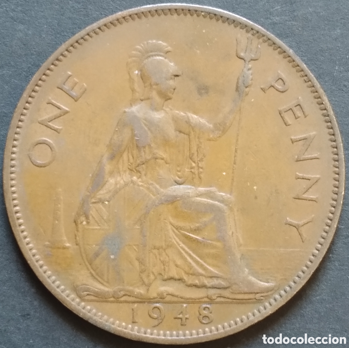 Monedas antiguas de Europa: MONEDA - UK / REINO UNIDO 1 PENNY 1948
