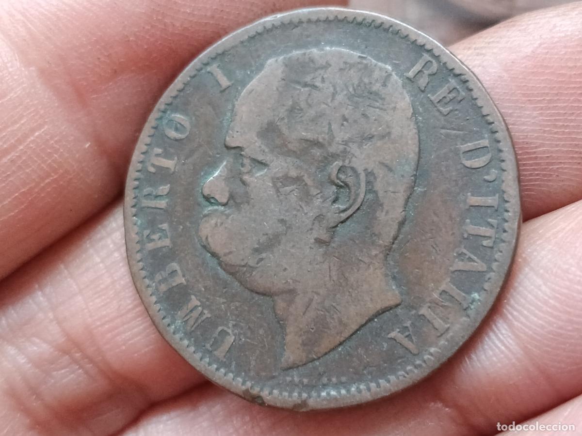 Monedas antiguas de Europa: Italia, moneda 10 cent&eacute;simos a&ntilde;o 1894