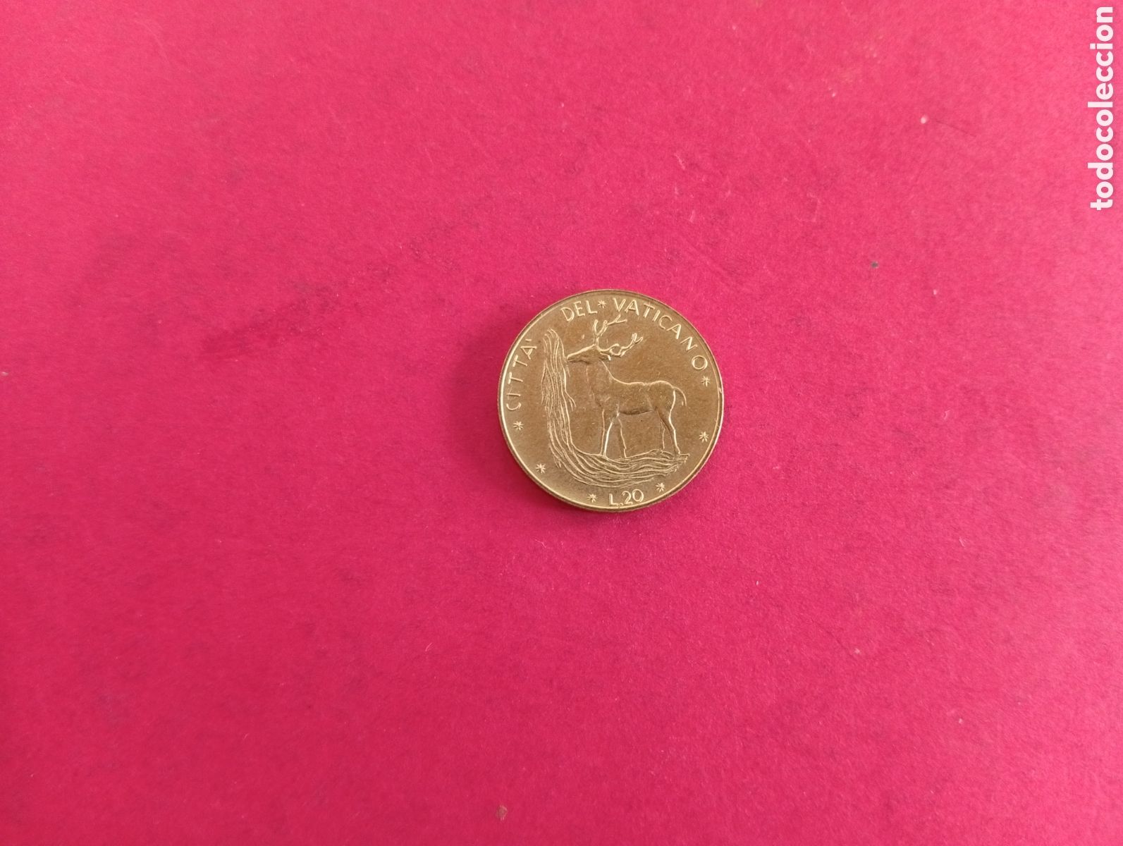 Monedas antiguas de Europa: 20 liras del Vaticano 1972