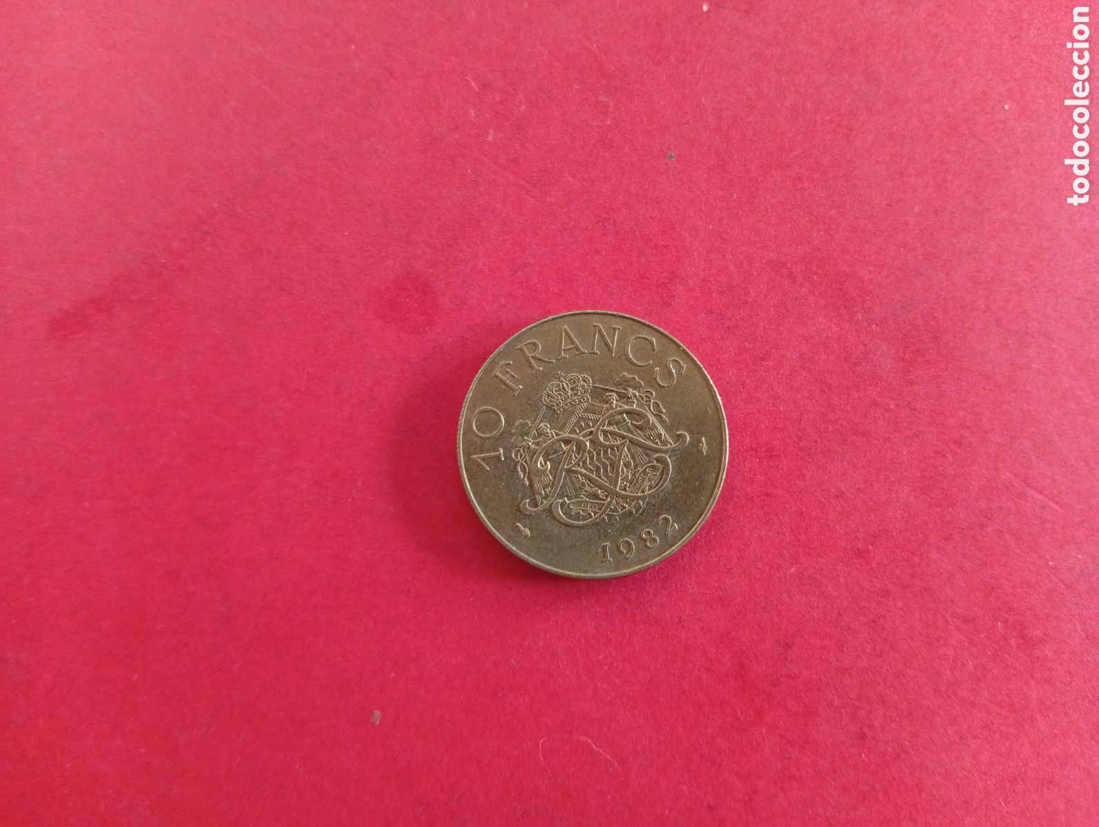 Monedas antiguas de Europa: 10 francos de M&oacute;naco 1982