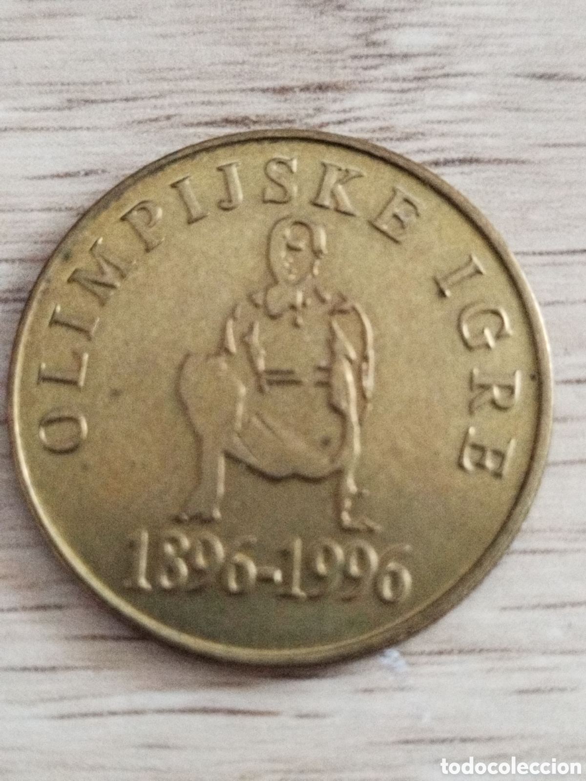 Monedas antiguas de Europa: Eslovenia moneda conmemorativa de 5 tolarjev de 1996 km#33
