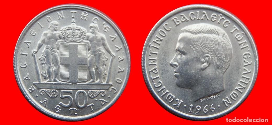 Monedas antiguas de Europa: 50 LEPTA 1966 GRECIA-143826