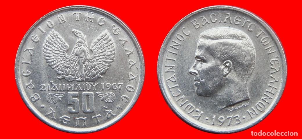 Monedas antiguas de Europa: 50 LEPTA 1973 GRECIA-143827