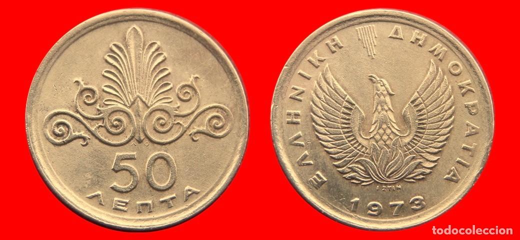 Monedas antiguas de Europa: 50 LEPTA 1973 GRECIA-143828