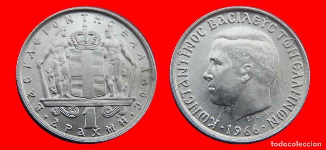 Monedas antiguas de Europa: 1 DRACMA 1966 GRECIA-143831