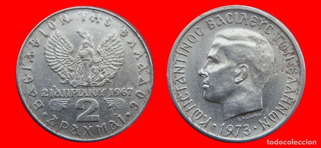Monedas antiguas de Europa: 2 DRACMAS 1973 GRECIA-143835