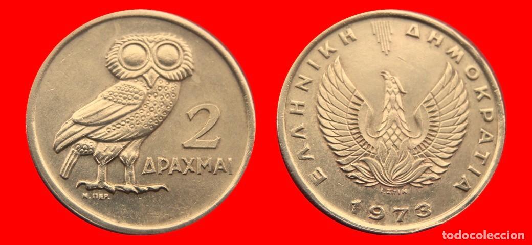 Monedas antiguas de Europa: 2 DRACMAS 1973 GRECIA-143836