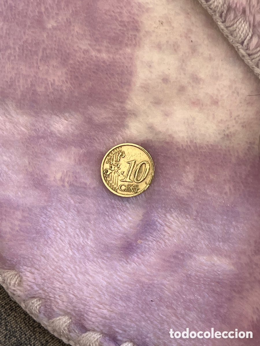 Monedas antiguas de Europa: moneda 10 c&eacute;ntimos Italia 2002