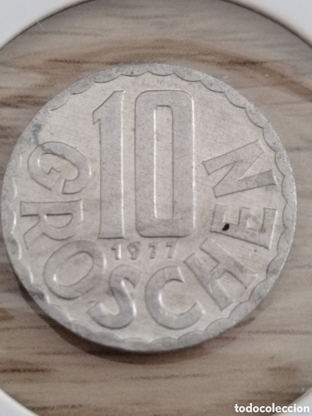 Monedas antiguas de Europa: Austria moneda de 10 groschen 1977 km#2878