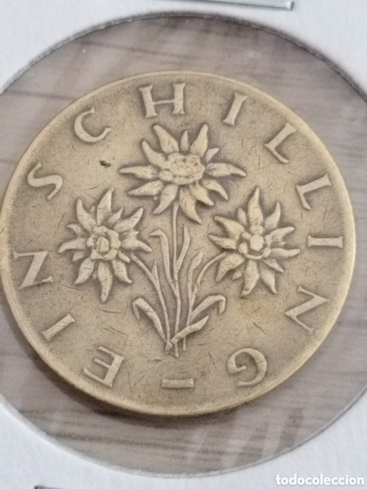 Monedas antiguas de Europa: Austria moneda de 1 chel&iacute;n de 1967 km#2886