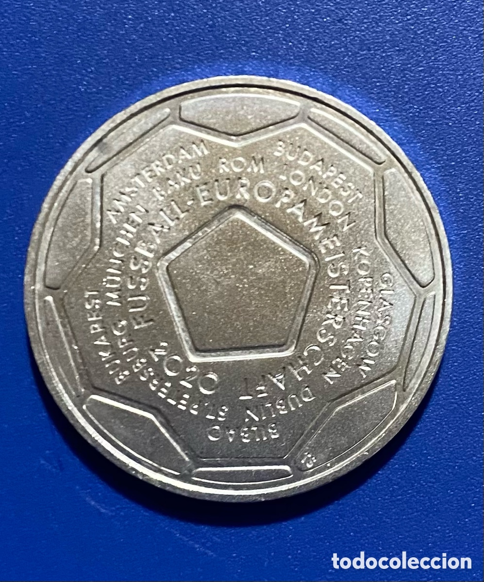 Monedas antiguas de Europa: Alemania 2020 UEFA Plata AG 20 euros j
