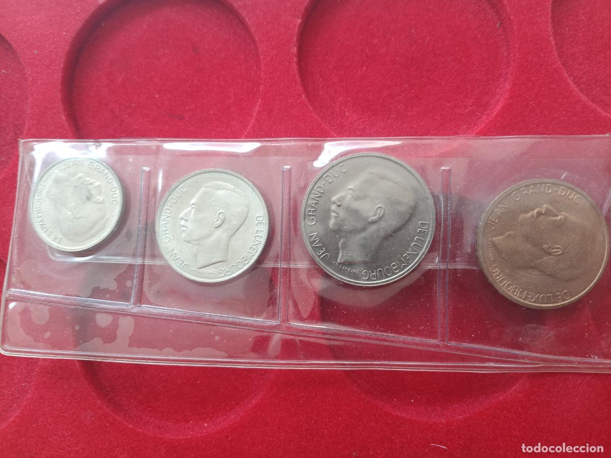 Monedas antiguas de Europa: Luxemburgo: 4 monedas SC. 1976-1977-1983