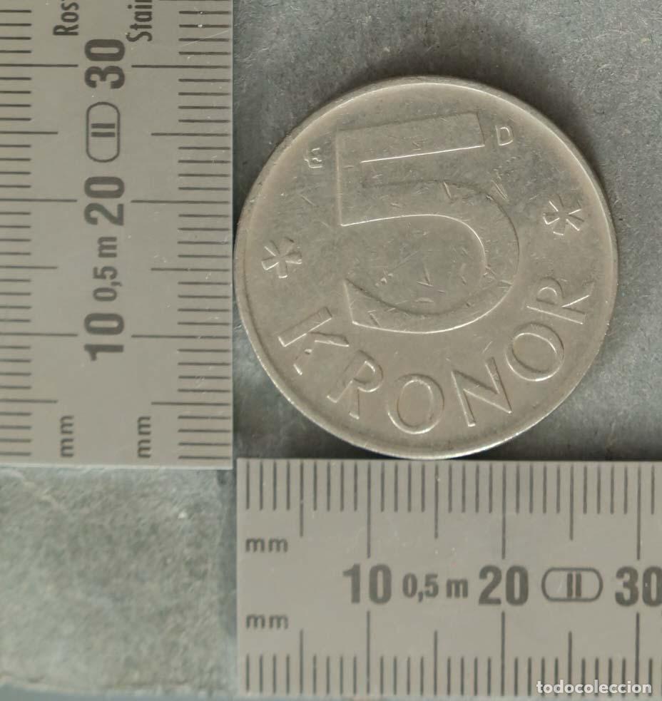 Monedas antiguas de Europa: MONEDA. 5 Kronor - Carl XVI Gustaf - 1987