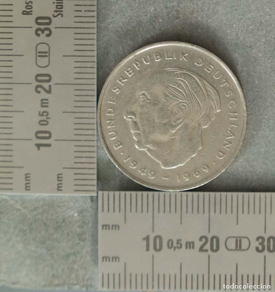 Monedas antiguas de Europa: MONEDA. Alemania - Rep&uacute;blica Federal - 2 DEUTSCHE MARK 1969