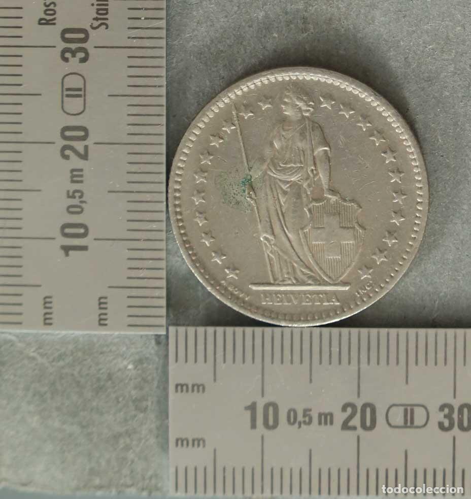 Monedas antiguas de Europa: MONEDA. Suiza - 2 francos - Helvetia 1974