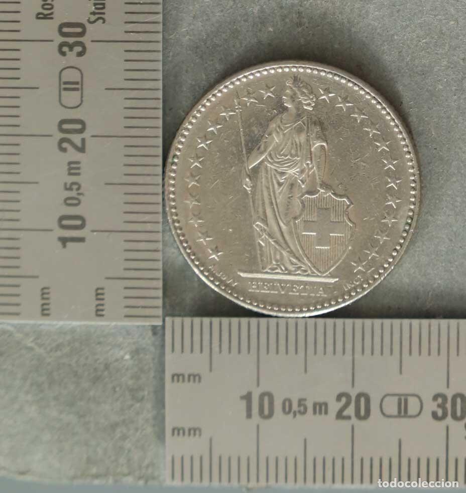 Monedas antiguas de Europa: MONEDA. 2 Francs Suizos - Helvetia de pie - 1989