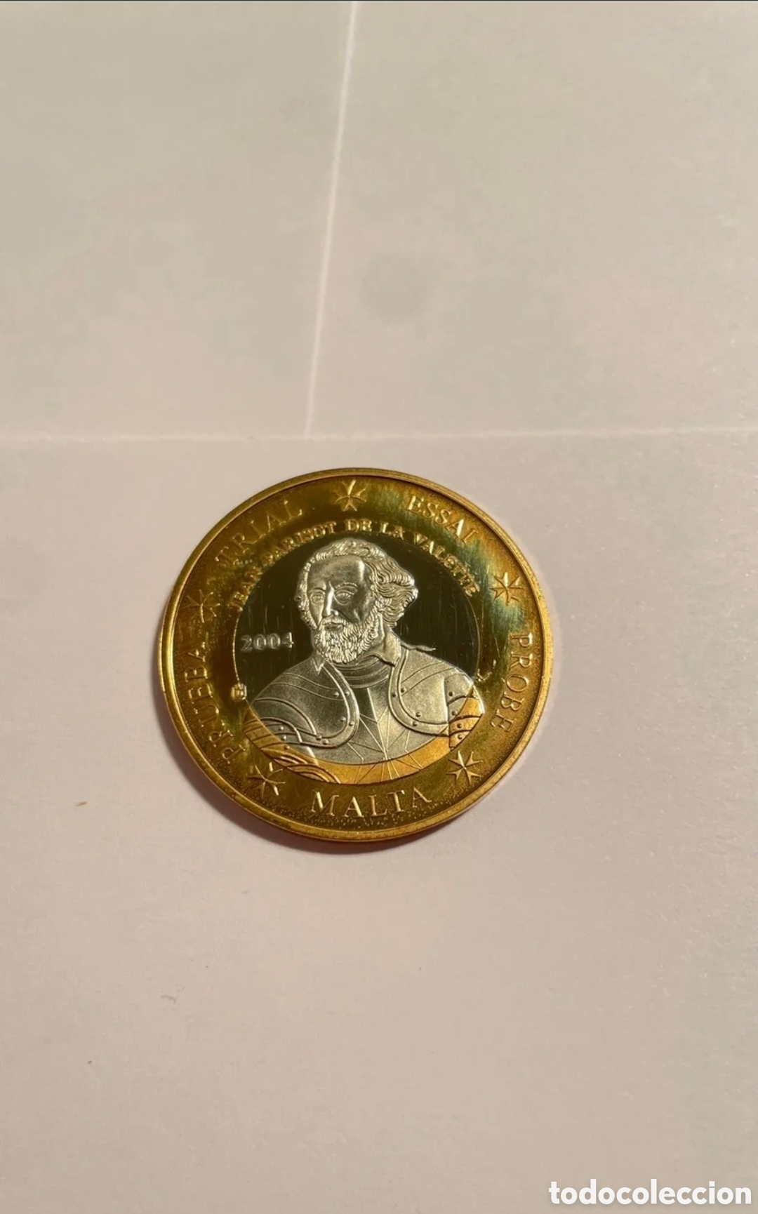 Monedas antiguas de Europa: Moneda Fantasy Euro Malta 2004 BiMetallic UNC