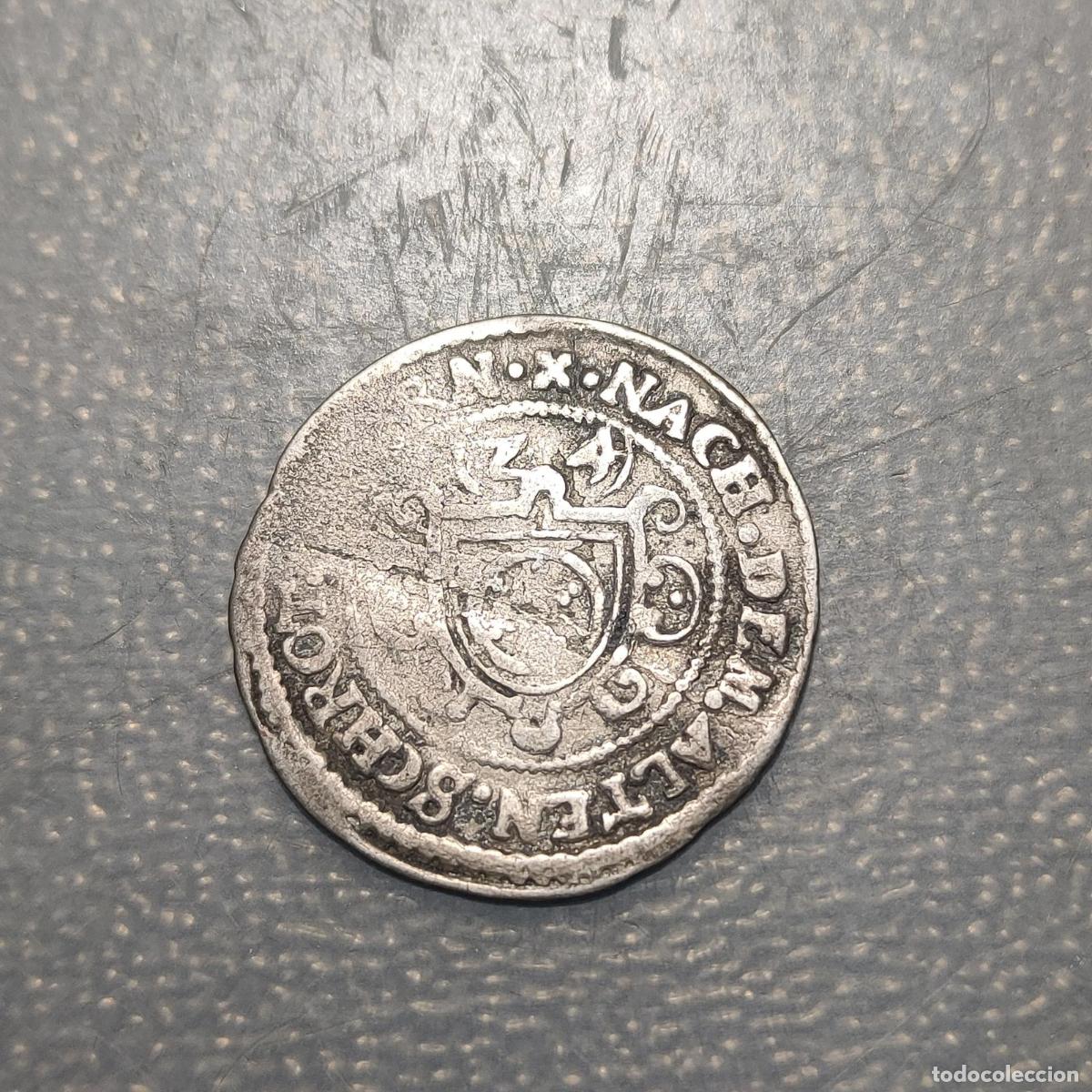 Alte M&uuml;nzen aus Europa: ALEMANIA GERMANY ERFURT 1/24 THALER 1623 BC+/MBC