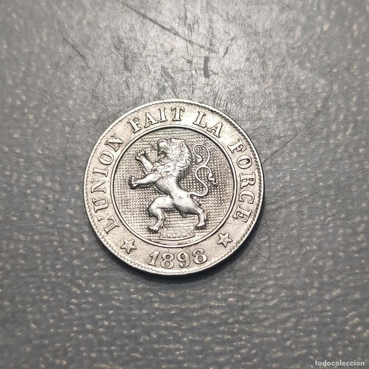 Alte M&uuml;nzen aus Europa: BELGICA BELGIUM LEOPOLD II 10 CENTIMES 1898 MBC+/EBC