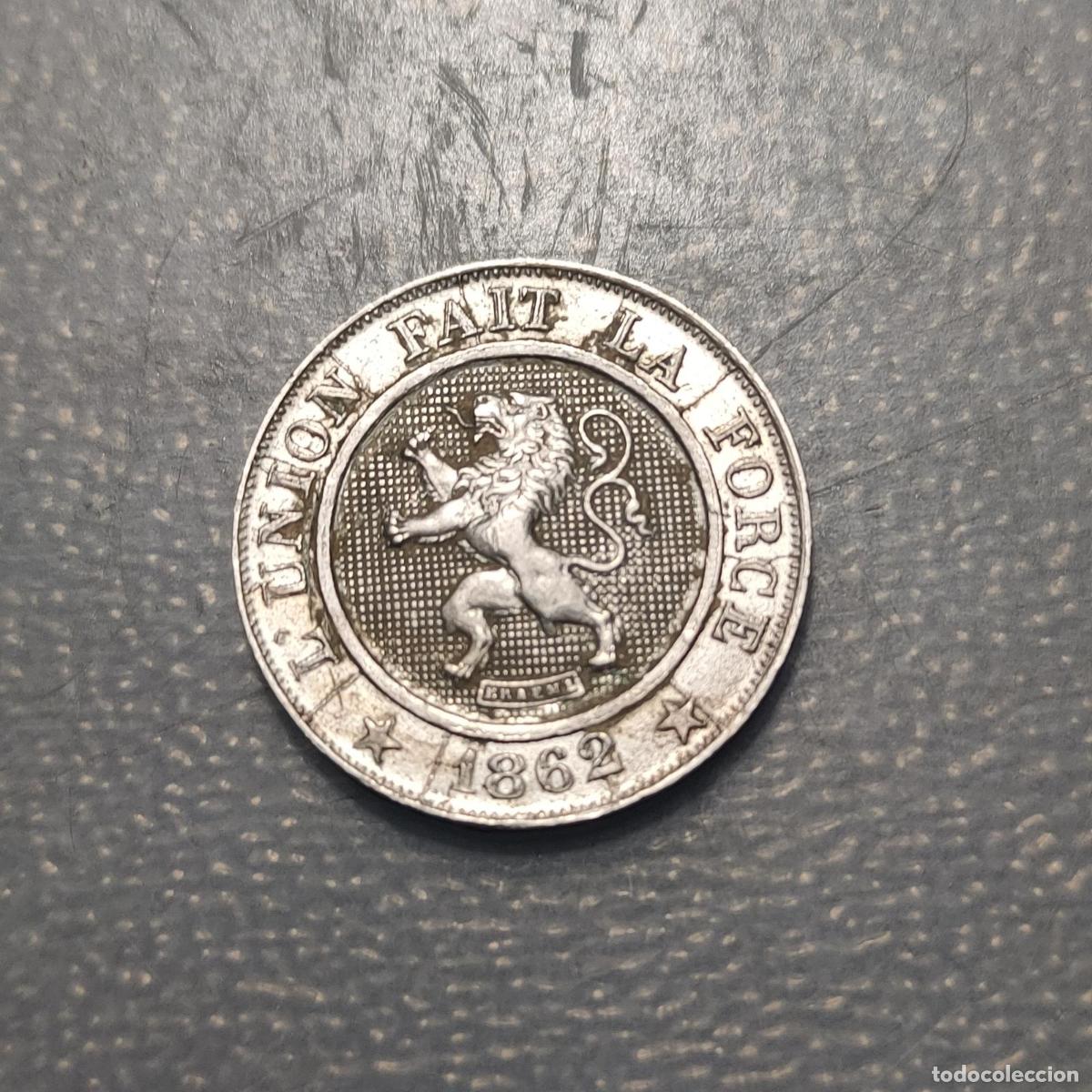 Monedas antiguas de Europa: BELGICA BELGIUM LEOPOLD I 10 CENTIMES 1862 EBC