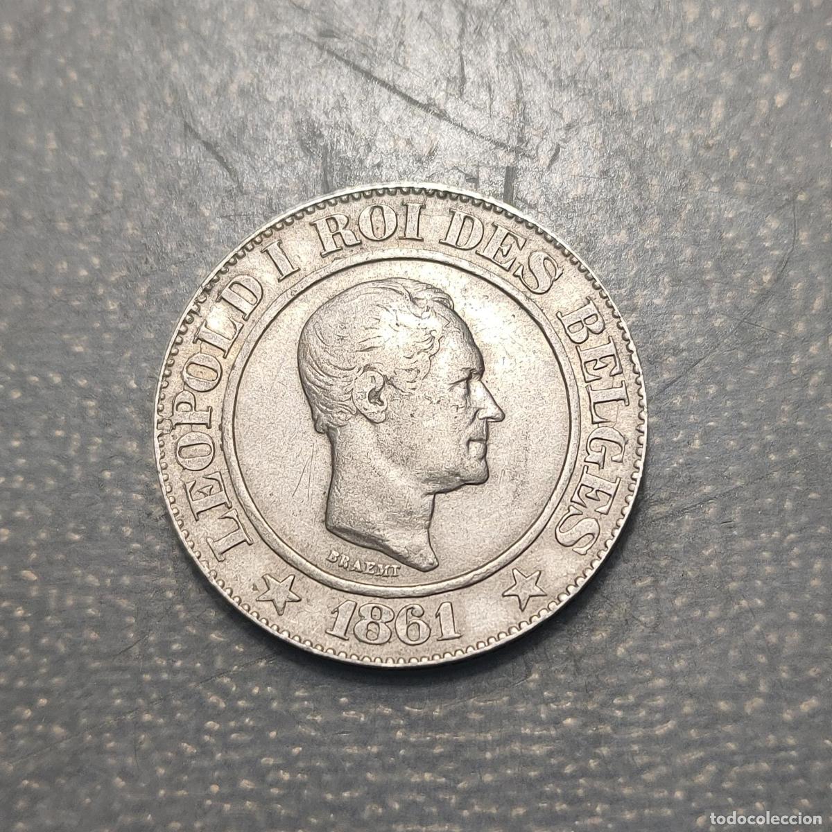 Monedas antiguas de Europa: BELGICA BELGIUM LEOPOLD I 20 CENTIMES 1861 MBC