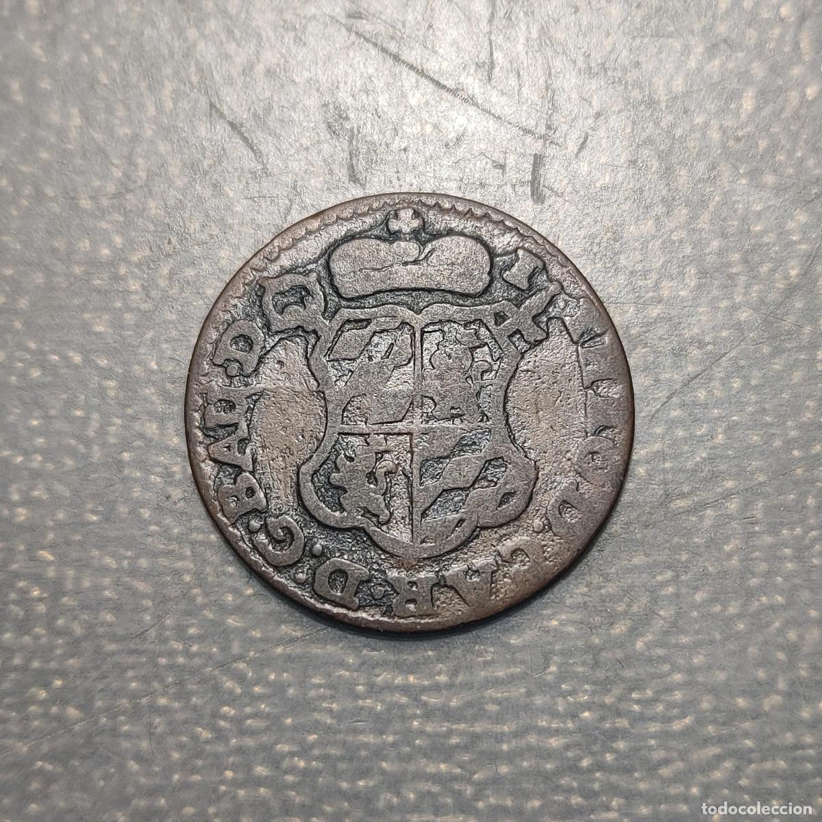 Monedas antiguas de Europa: BELGICA BELGIUM LIEGE LIEJA 1 LIARD 1752 BC+