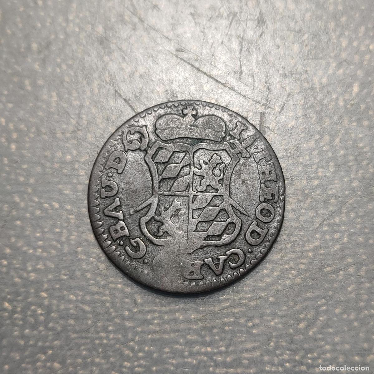 Monedas antiguas de Europa: BELGICA BELGIUM LIEGE LIEJA 1 LIARD 1751 BC+/MBC