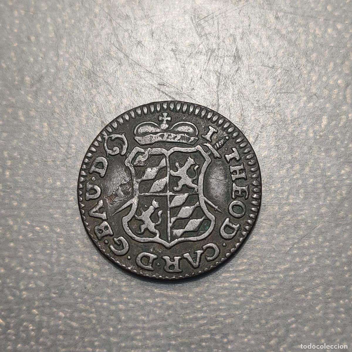 Monedas antiguas de Europa: BELGICA BELGIUM LIEGE LIEJA 1 LIARD 1751 MBC+