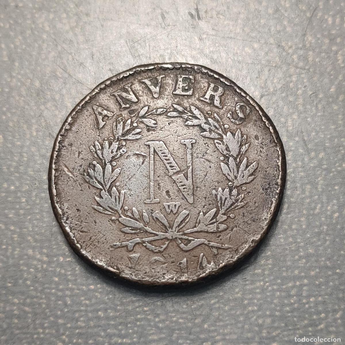 Monedas antiguas de Europa: BELGICA BELGIUM NAPOLEON ASEDIO AMBERES ANTWERP 10 CENTIMES 10 CENT 1914