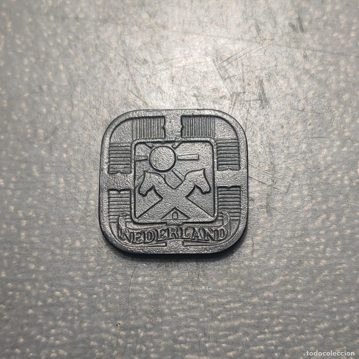 Monedas antiguas de Europa: NETHERLANDS PAISES BAJOS II GUERRA MUNDIAL 5 CENTS 1941 EBC