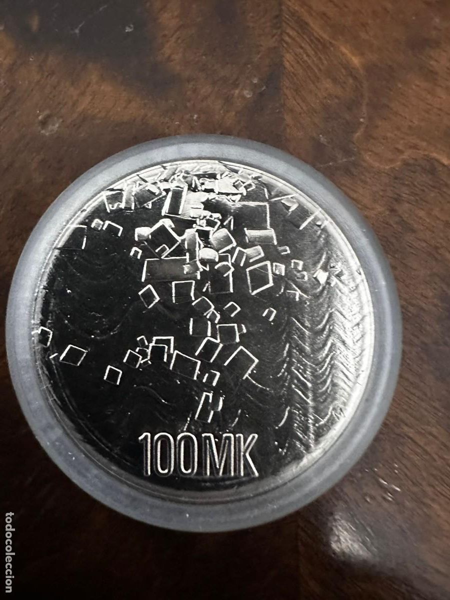 Monedas antiguas de Europa: FINLANDIA - 100 MARKKAA PLATA .925 - A&Ntilde;O 1992 - 75 ANIVERSARIO INDEPENDENCIA - PROOF EN C&Aacute;PSULA